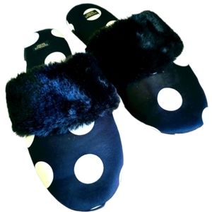 Victoria's Secret Signature Polka Dot Slippers